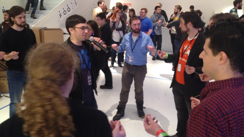 Illustration for article titled Begging for likes and betting on rock-paper-scissors at IndieCade East